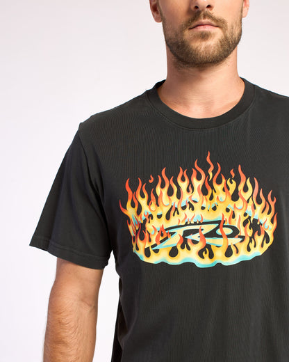 Remera Mc Rusty Forest Disaster Tee St Coal