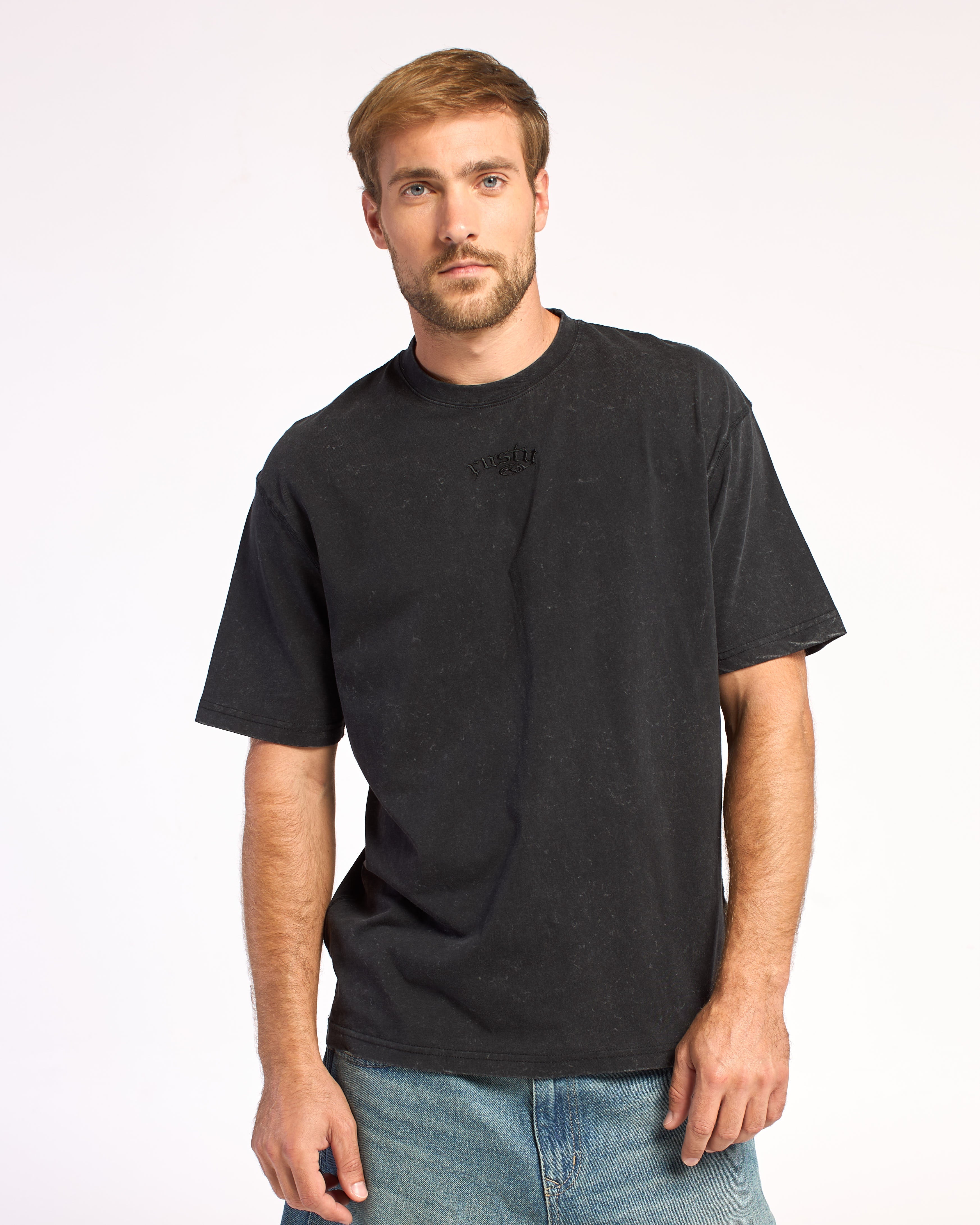 Remera Mc Rusty Wild Peace Tee Rx Process Black
