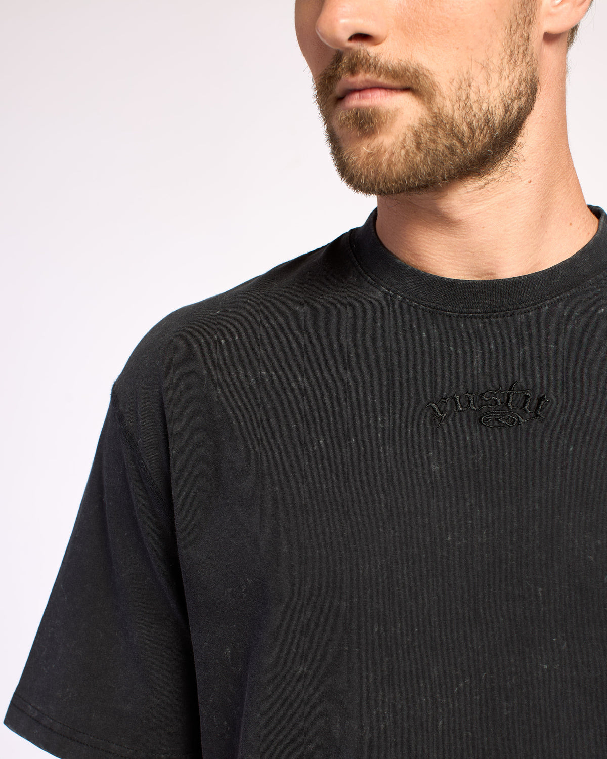 Remera Mc Rusty Wild Peace Tee Rx Process Black