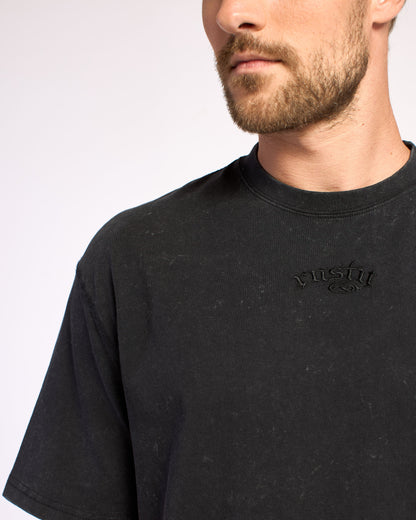 Remera Mc Rusty Wild Peace Tee Rx Process Black