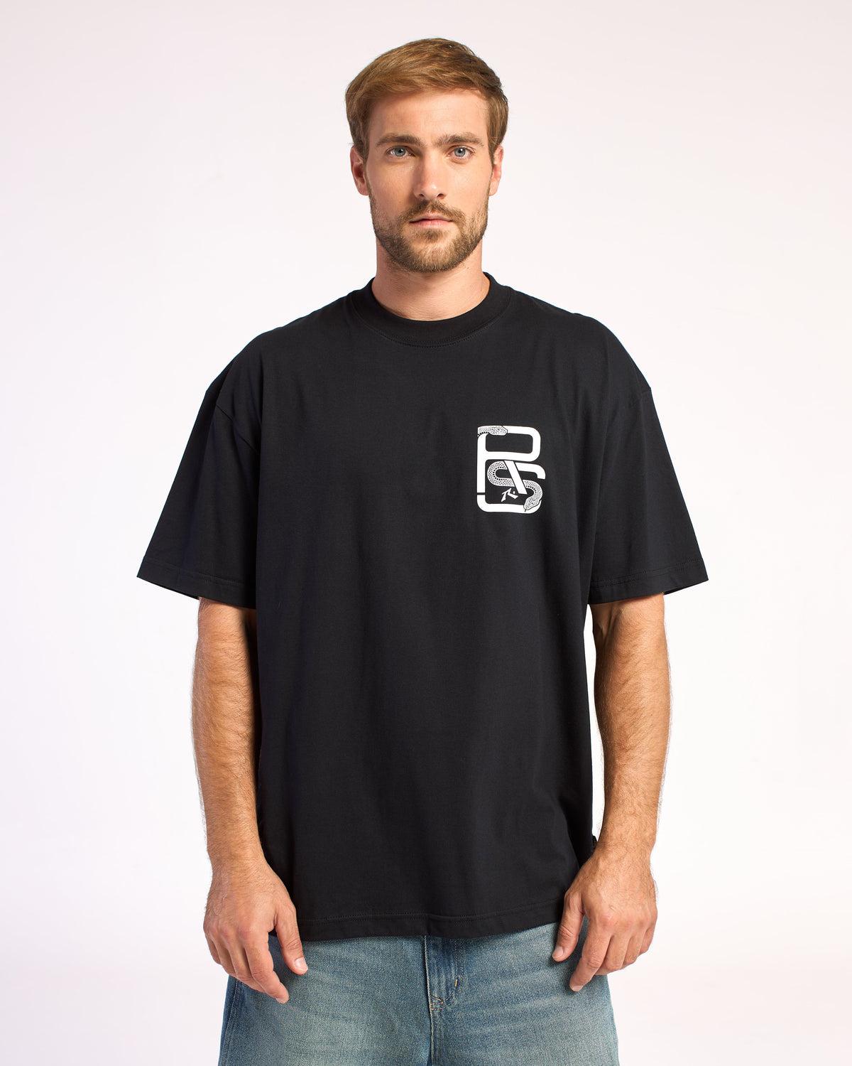 Remera Mc Rusty Snakers Tee Ov Black