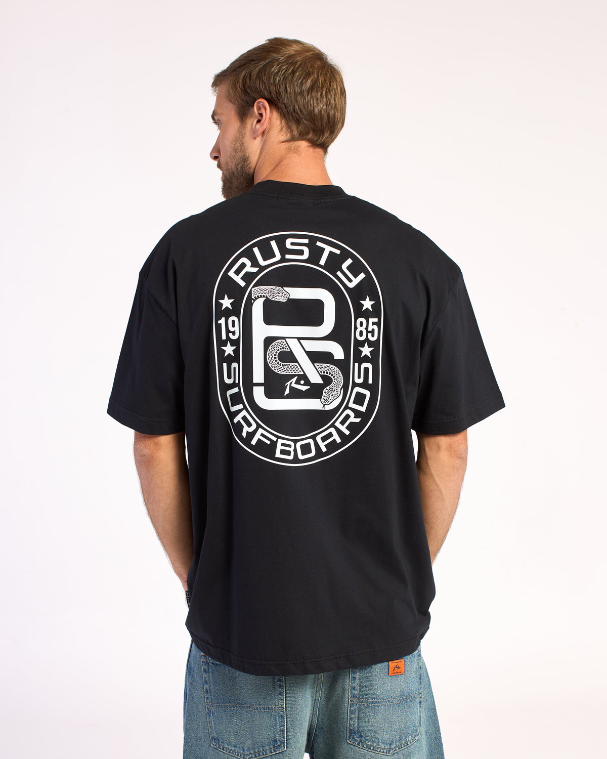Remera Mc Rusty Snakers Tee Ov Black