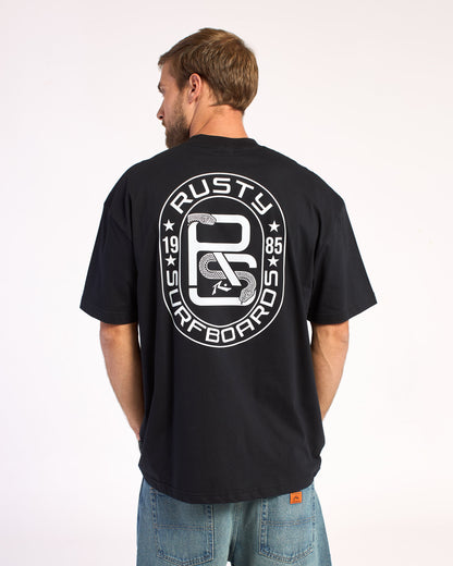 Remera Mc Rusty Snakers Tee Ov Black