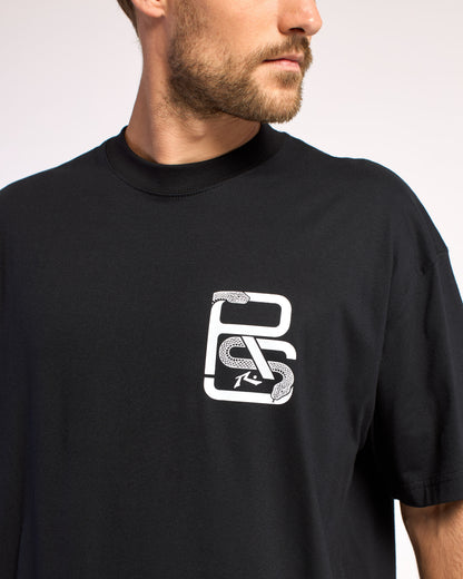 Remera Mc Rusty Snakers Tee Ov Black