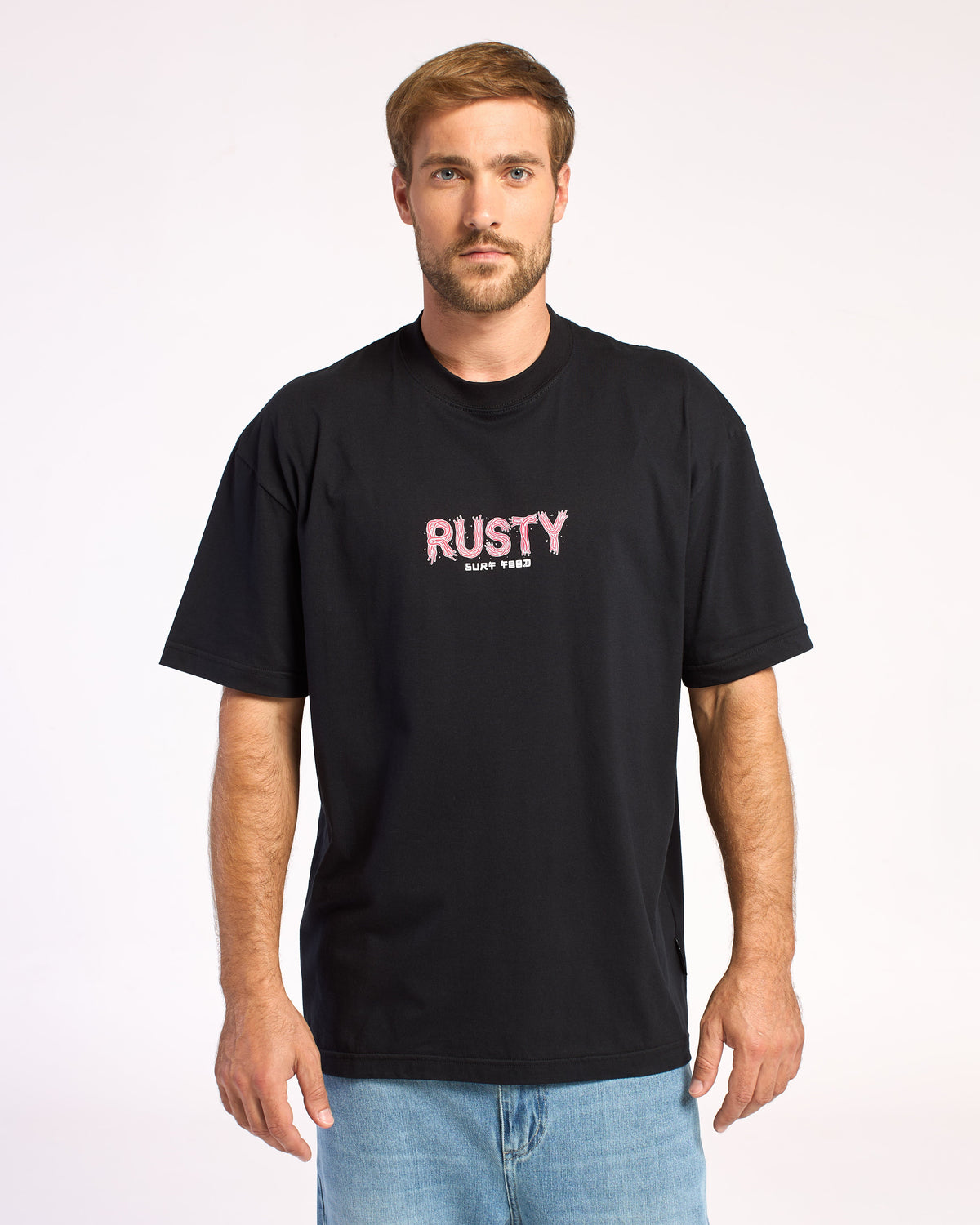 Remera Mc Rusty Ramen Dragon Tee Ov Black