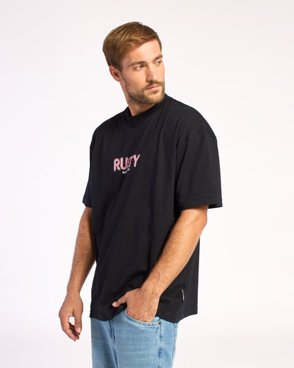Remera Mc Rusty Ramen Dragon Tee Ov Black