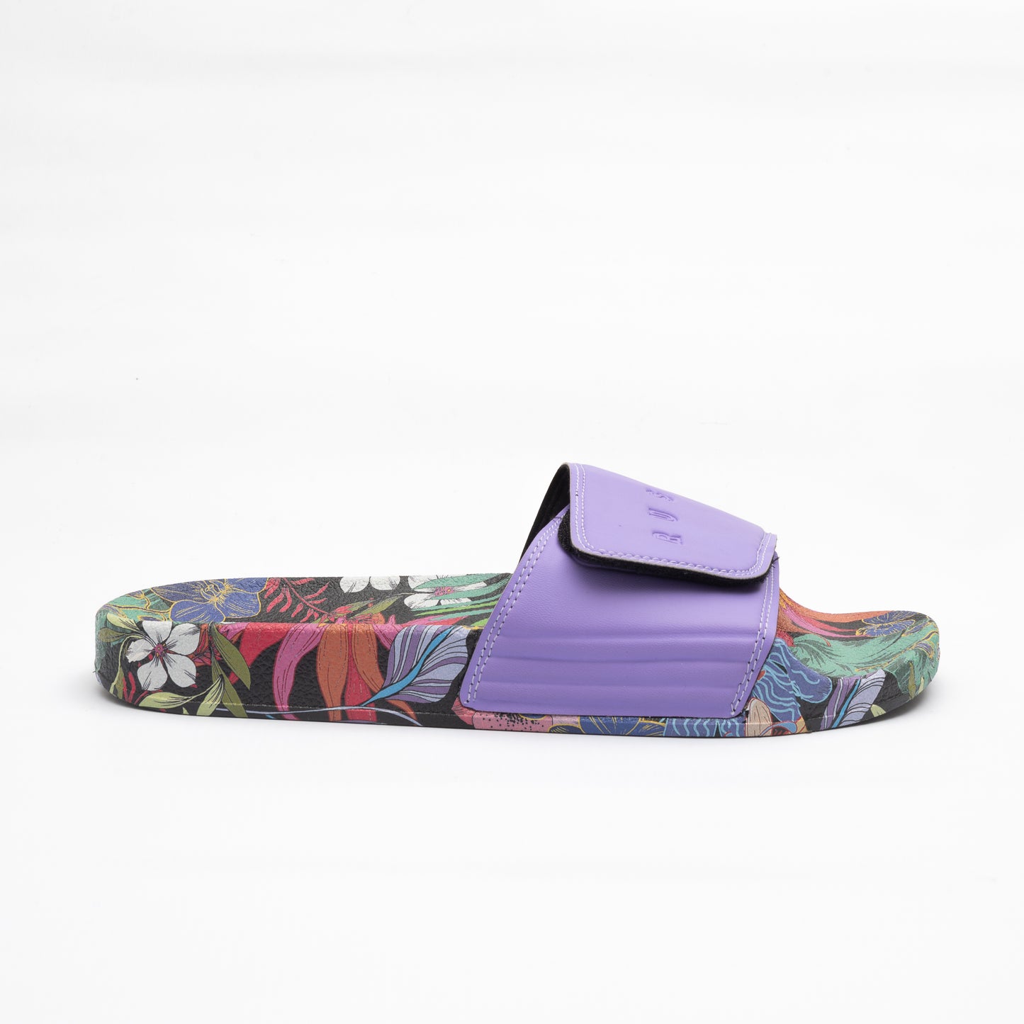 Ojotas Rusty Black Beach Palm Slide Ld Lilac