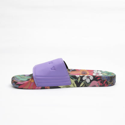 Ojotas Rusty Black Beach Palm Slide Ld Lilac