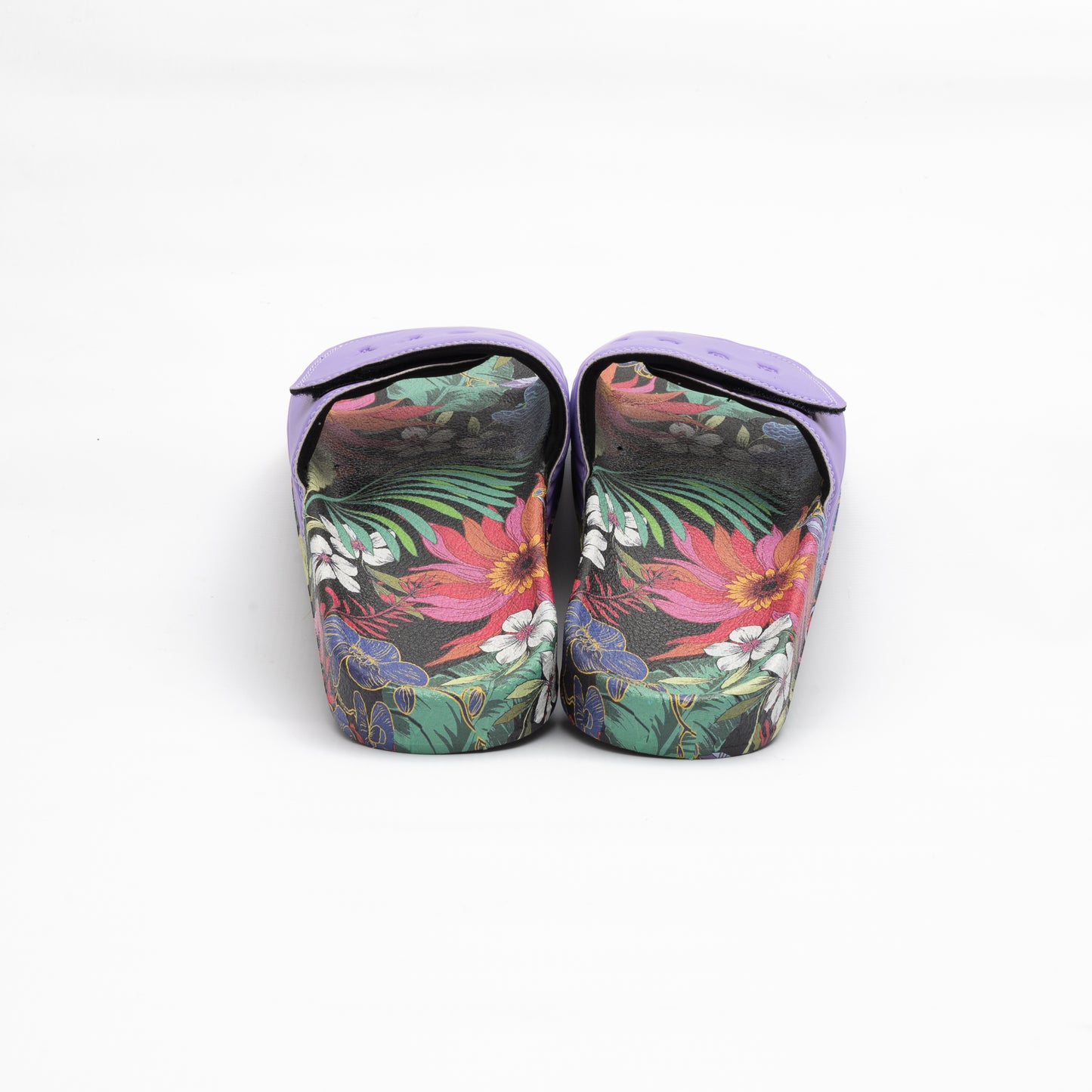 Ojotas Rusty Black Beach Palm Slide Ld Lilac