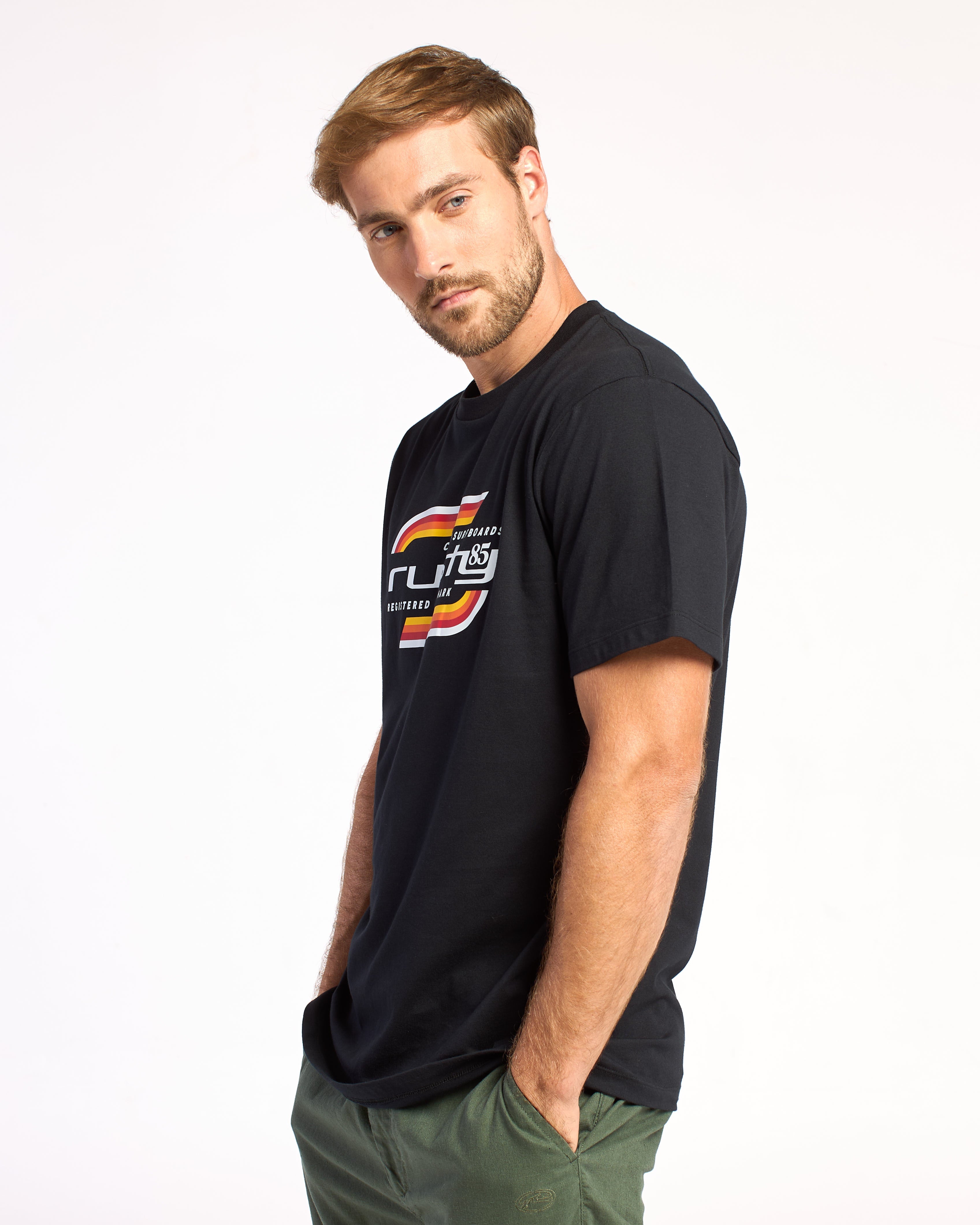 Remera Mc Rusty Crocker Tee St Black