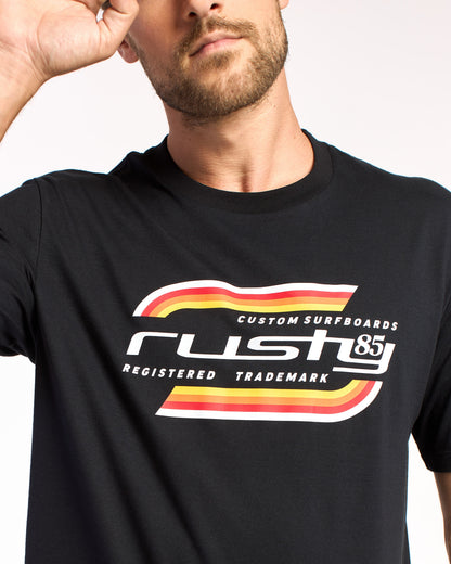 Remera Mc Rusty Crocker Tee St Black