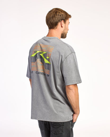 Remera Mc Rusty Max Scuare Stop Tee Rx Process Grey
