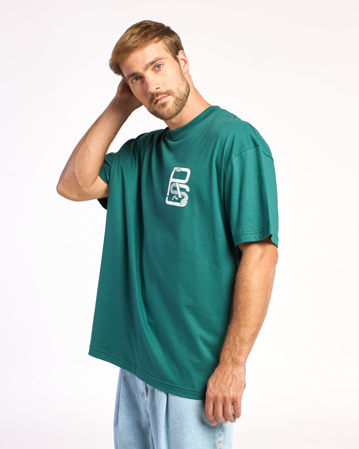Remera Mc Rusty Snakers Tee Ov Green Bel