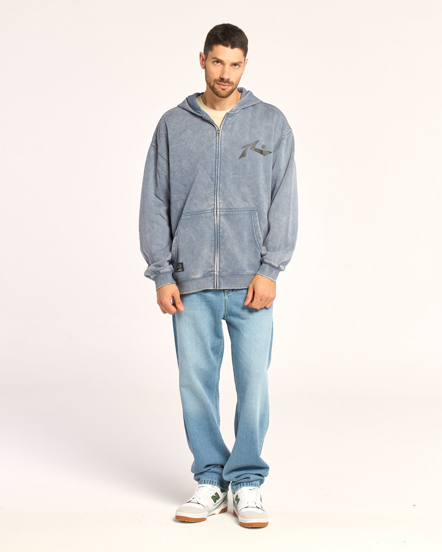 Campera Canguro Rusty Morawa Zh* Dust Blue