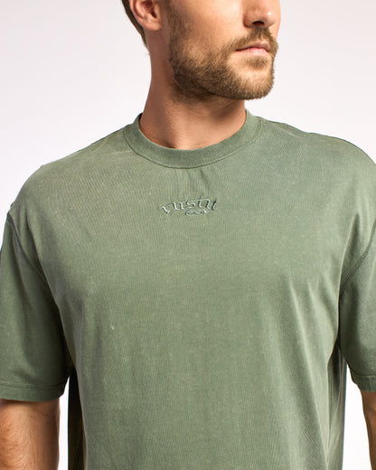 Remera Mc Rusty Wild Peace Tee Rx Process Army