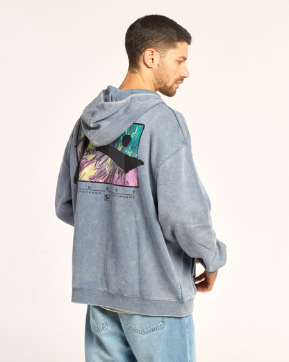 Campera Canguro Rusty Morawa Zh* Dust Blue
