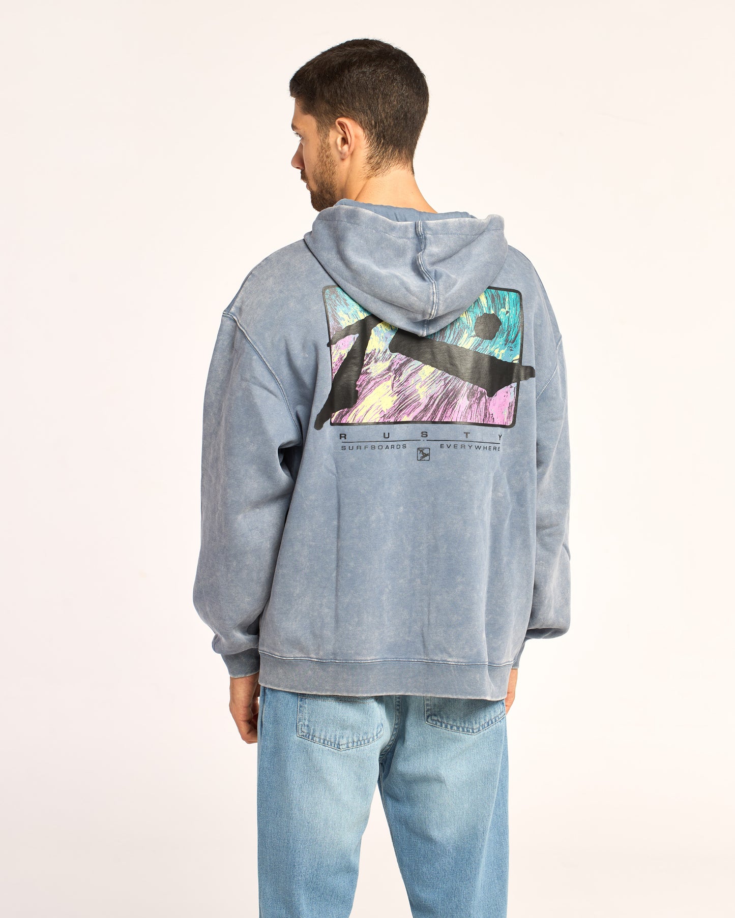 Campera Canguro Rusty Morawa Zh* Dust Blue
