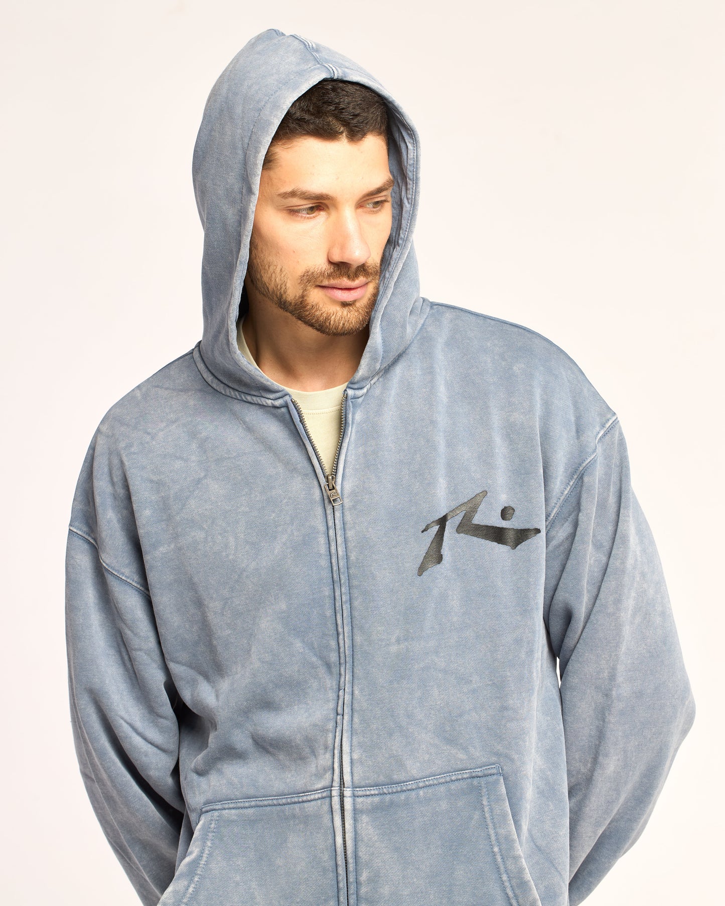 Campera Canguro Rusty Morawa Zh* Dust Blue