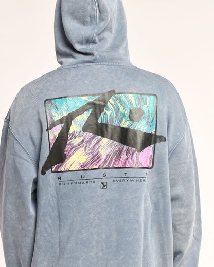 Campera Canguro Rusty Morawa Zh* Dust Blue