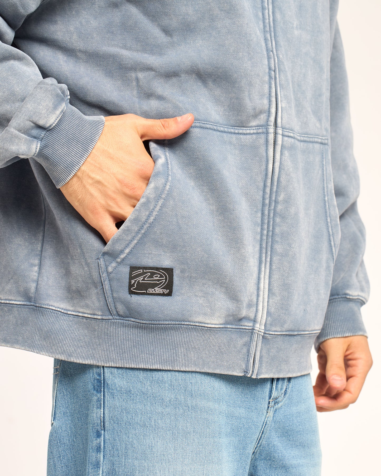 Campera Canguro Rusty Morawa Zh* Dust Blue