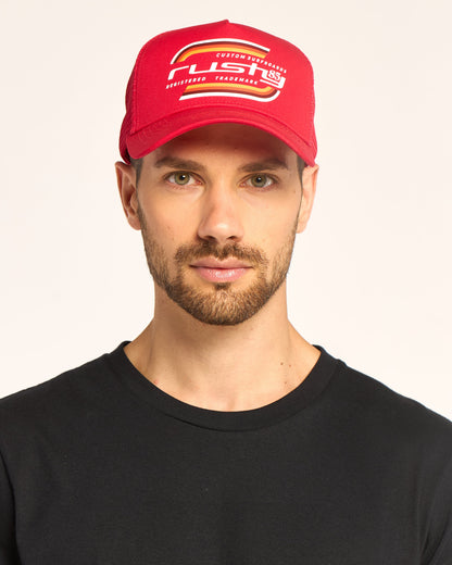 Gorra Rusty Crocker Trucker Cap Red