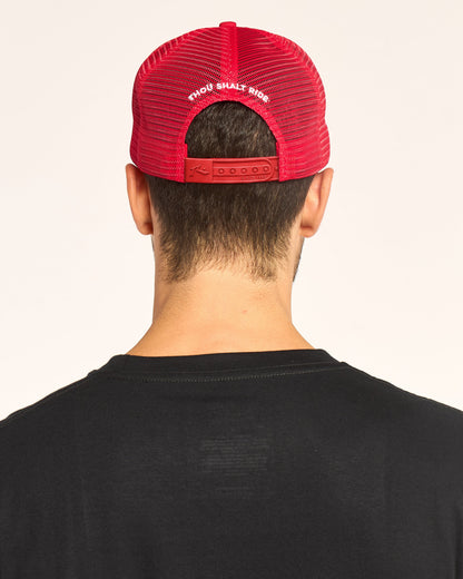 Gorra Rusty Crocker Trucker Cap Red