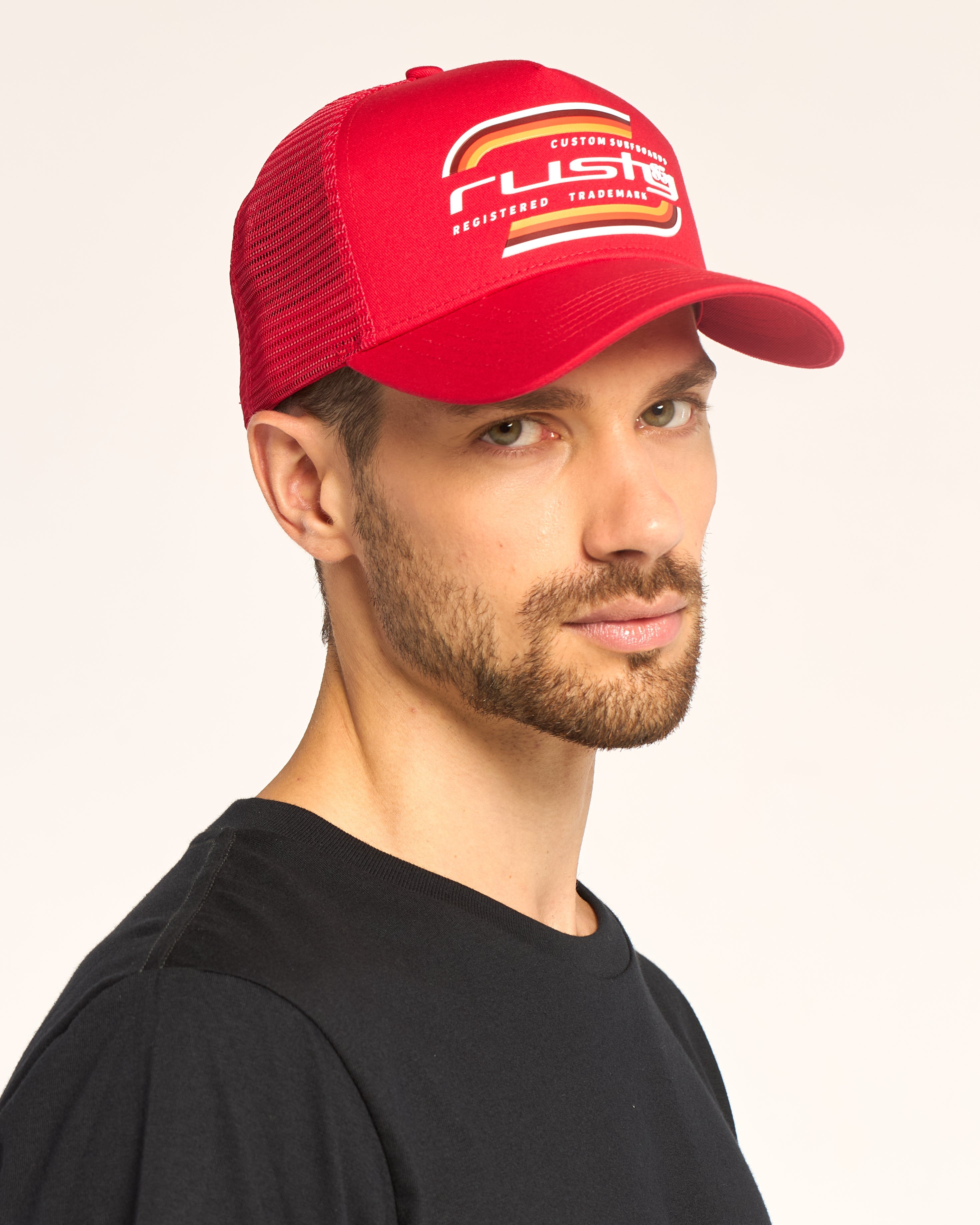 Gorra Rusty Crocker Trucker Cap Red