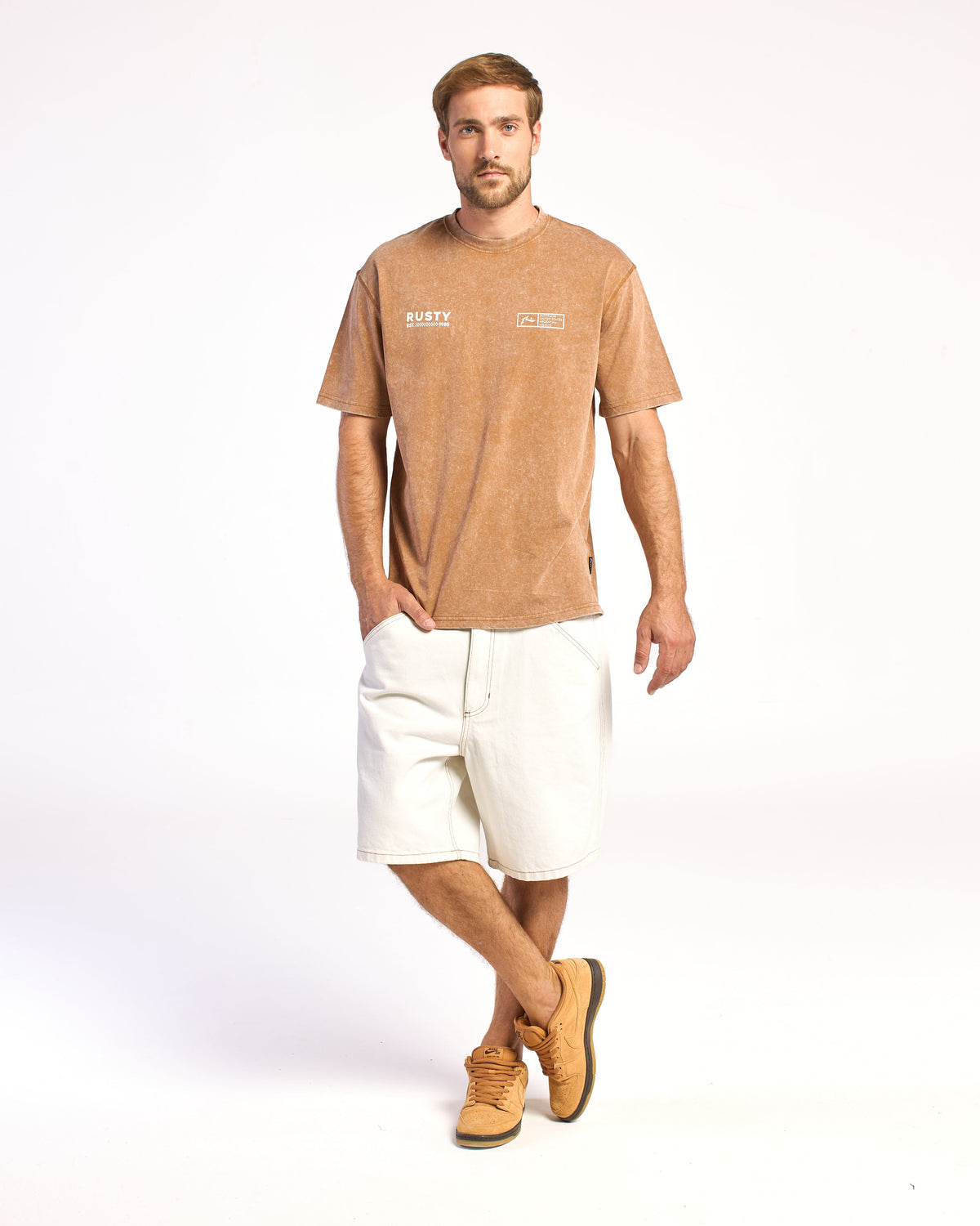 Remera Mc Rusty Lukari Tee Rx Process Brown