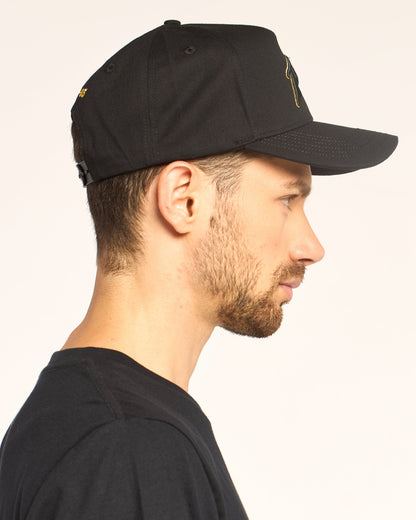 Gorra Rusty Texel Snapback Cap Black