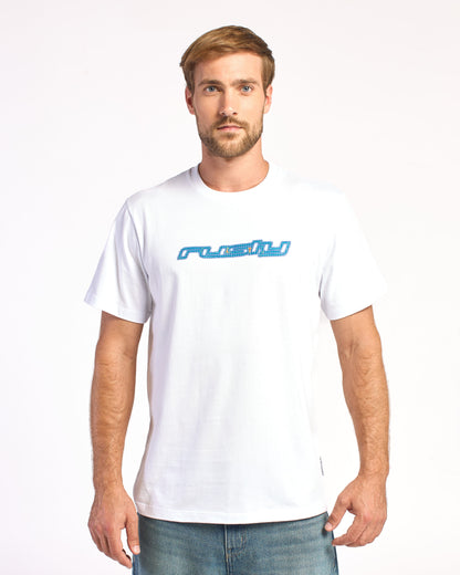 Remera Mc Rusty Hot Map Tee St White