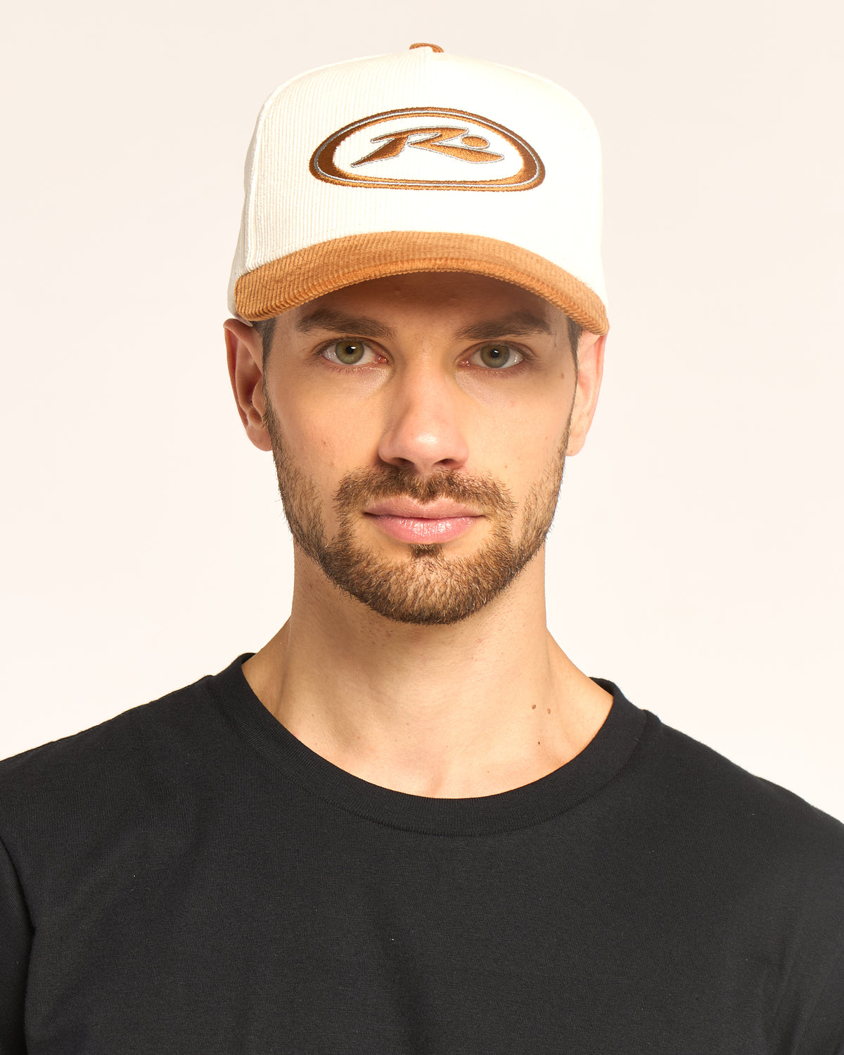 Gorra Rusty Orbit Cord 6 Panel Cap Tobacco