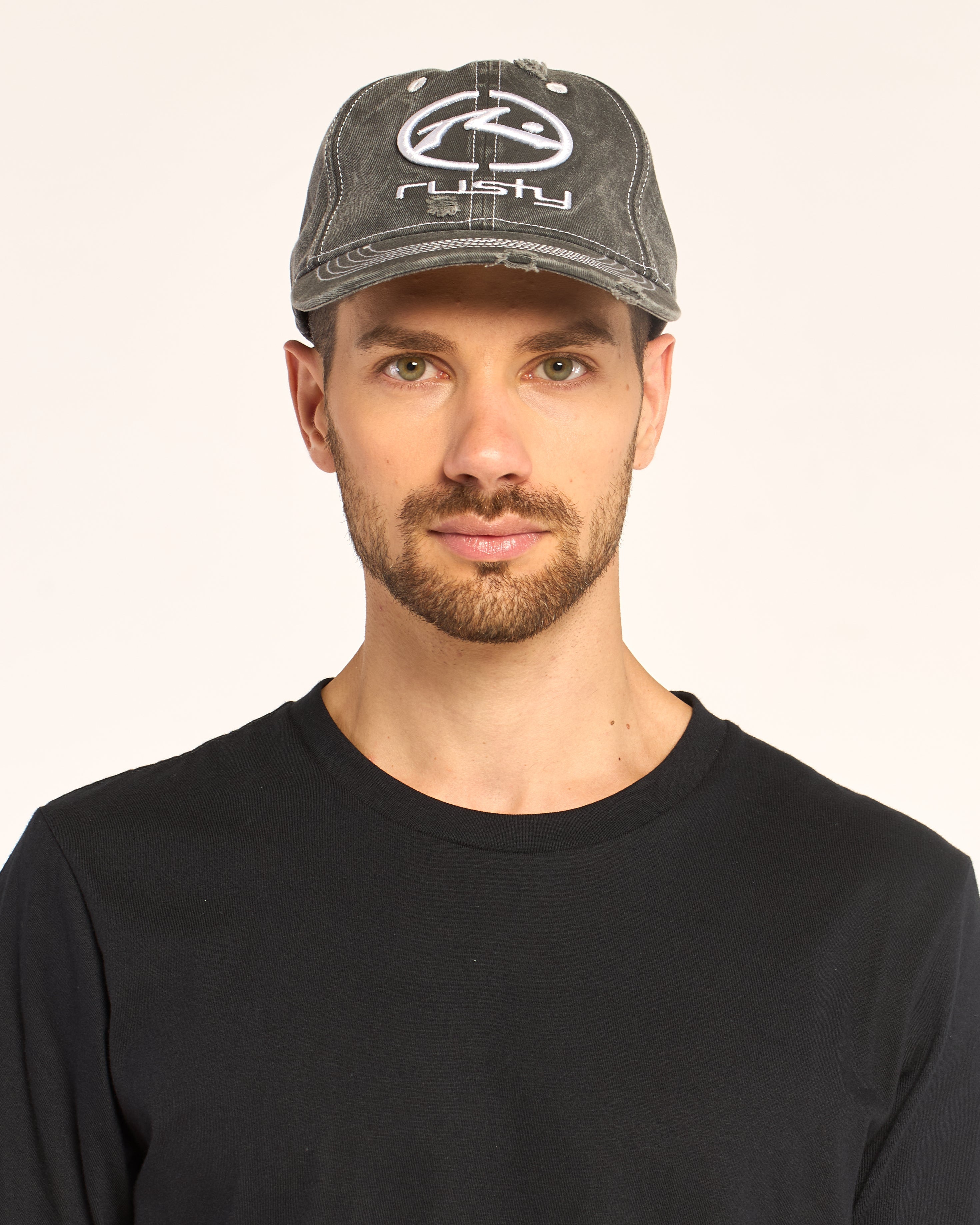 Gorra Rusty Split Seam Dad Cap Process Black