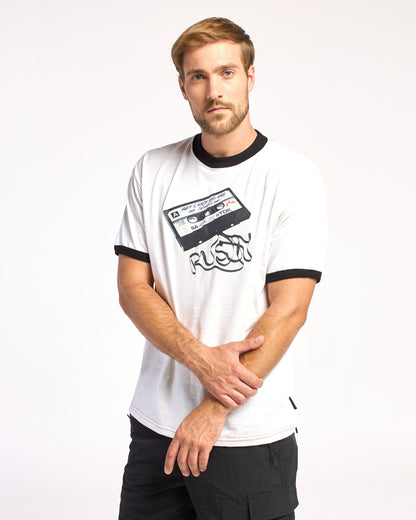 Remera Mc Rusty Faustopape Tee Rx Off White