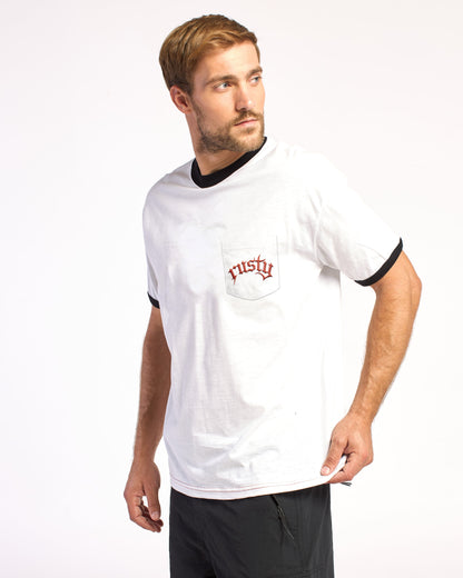 Remera Mc Rusty Daven Port Tee St White