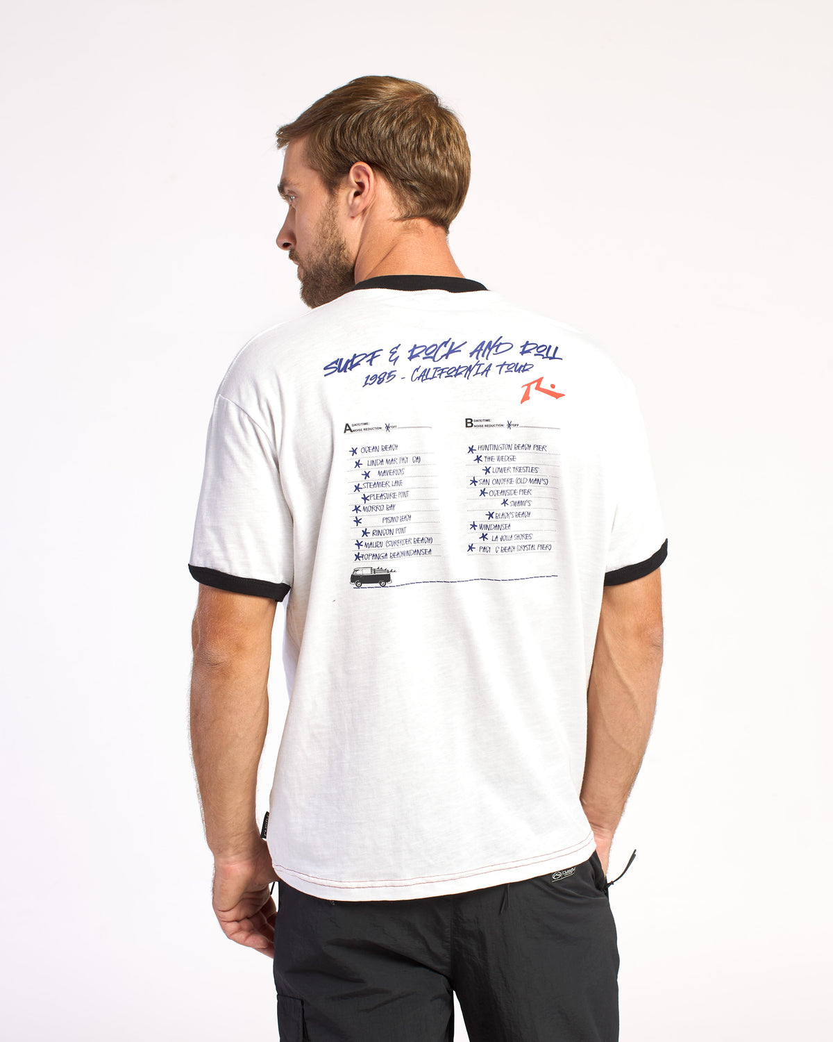 Remera Mc Rusty Faustopape Tee Rx Off White