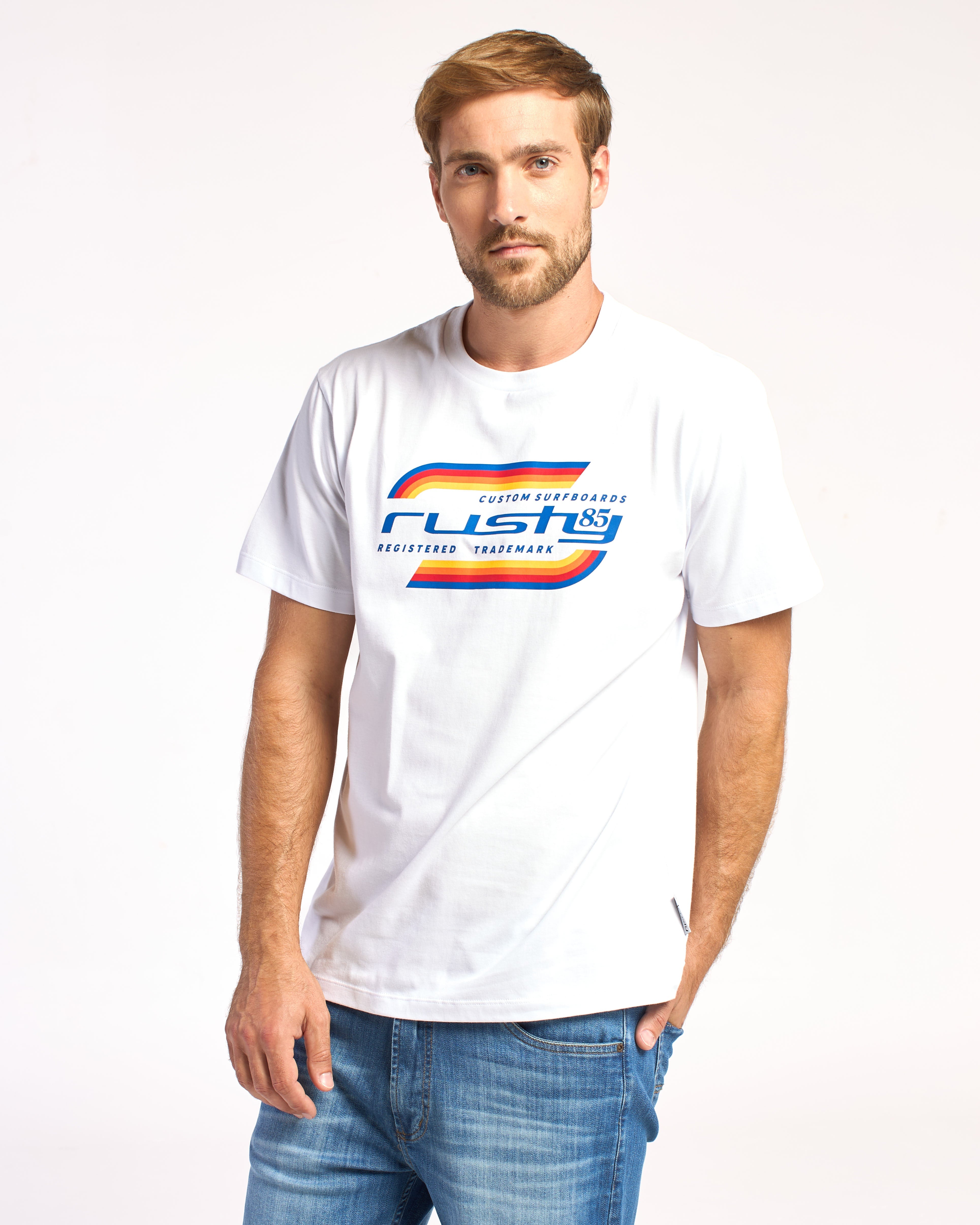 Remera Mc Rusty Crocker Tee St White
