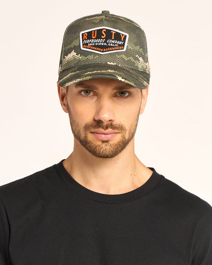 Gorra Rusty Invisible Touch Snapback Cap Camo