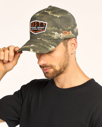 Gorra Rusty Invisible Touch Snapback Cap Camo