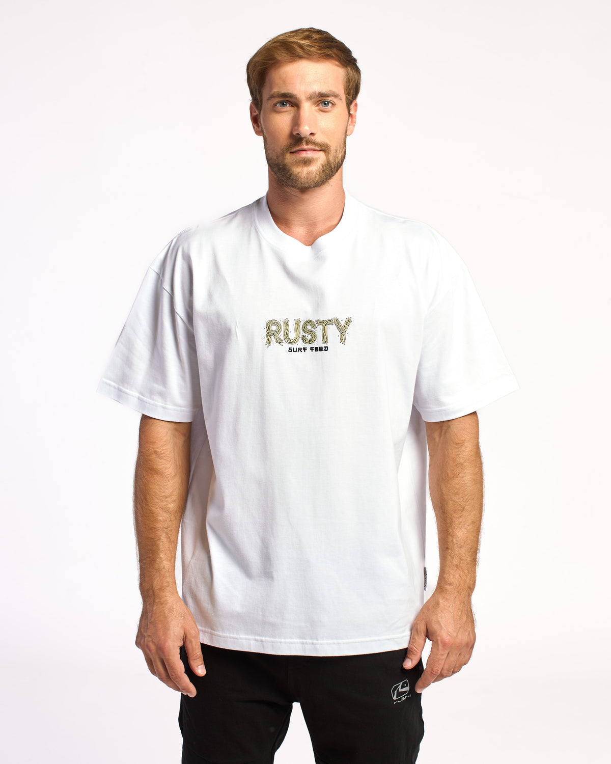 Remera Mc Rusty Ramen Dragon Tee Ov White
