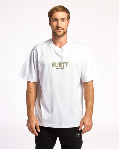 Remera Mc Rusty Ramen Dragon Tee Ov White