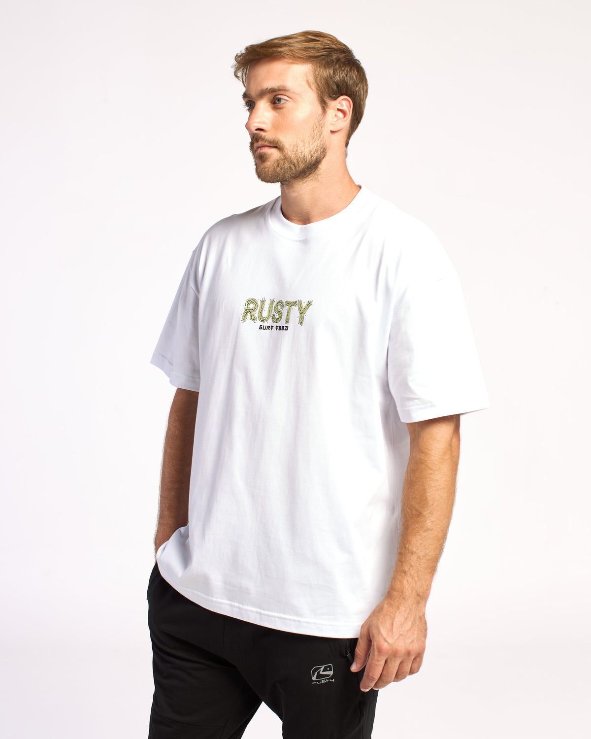 Remera Mc Rusty Ramen Dragon Tee Ov White
