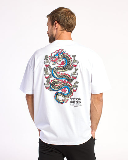 Remera Mc Rusty Ramen Dragon Tee Ov White