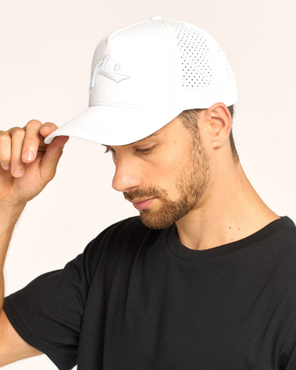 Gorra Rusty Anchor Trucker Blanca