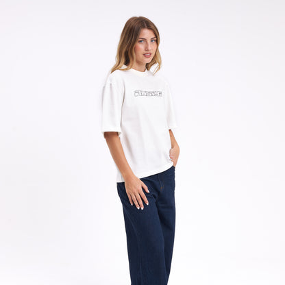 Remera Mc Rusty Essentials Crop Boxy Fit Tee Ld Off White