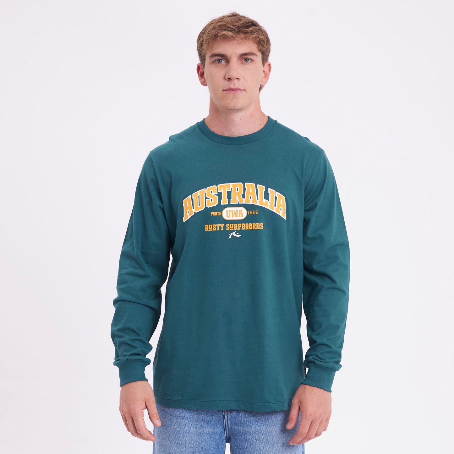 Remera Ml Rusty Uwa Ls Tee Green Bug
