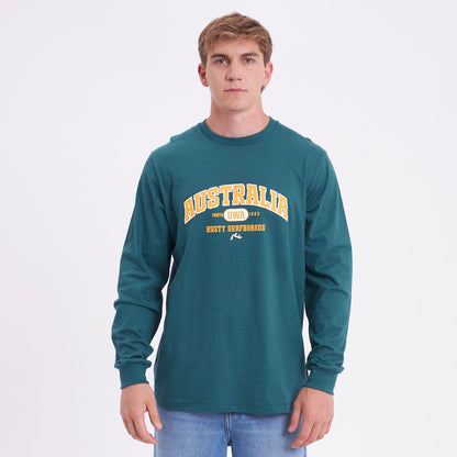 Remera Ml Rusty Uwa Ls Tee Green Bug
