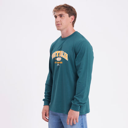 Remera Ml Rusty Uwa Ls Tee Green Bug