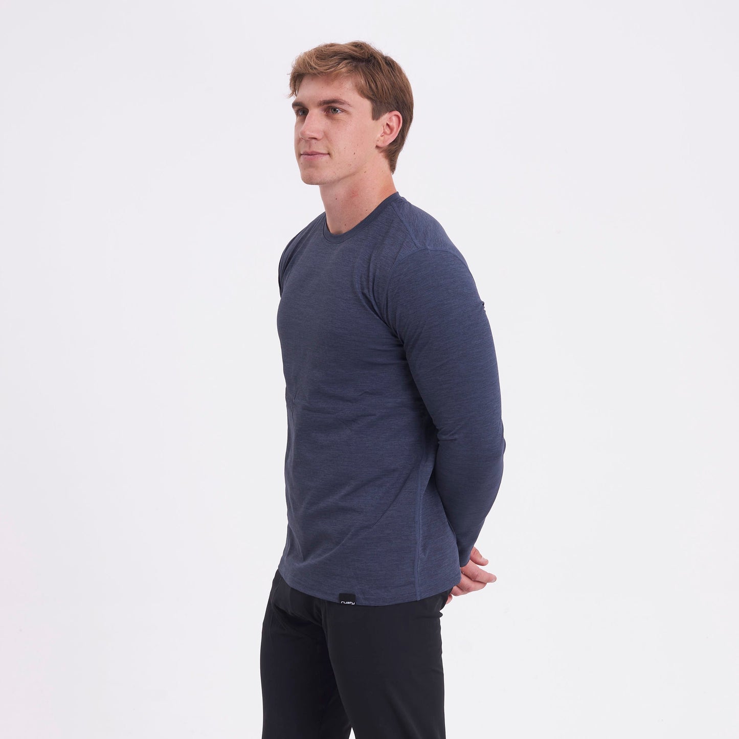 Remera Ml Rusty Booser Baselayer Ls Tee Black Marle