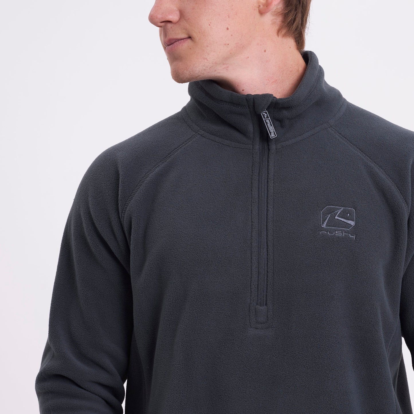 Polar Rusty Gravity Half Zip Micropolar Grey