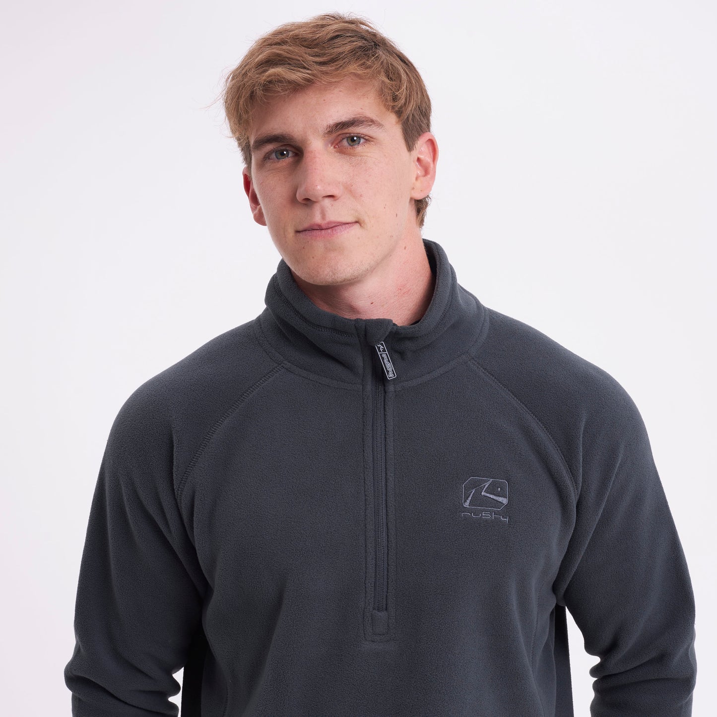 Polar Rusty Gravity Half Zip Micropolar Grey